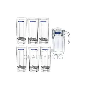 Luminarc Octim 1 Jug and 6 Glasses Juice /Water Set
