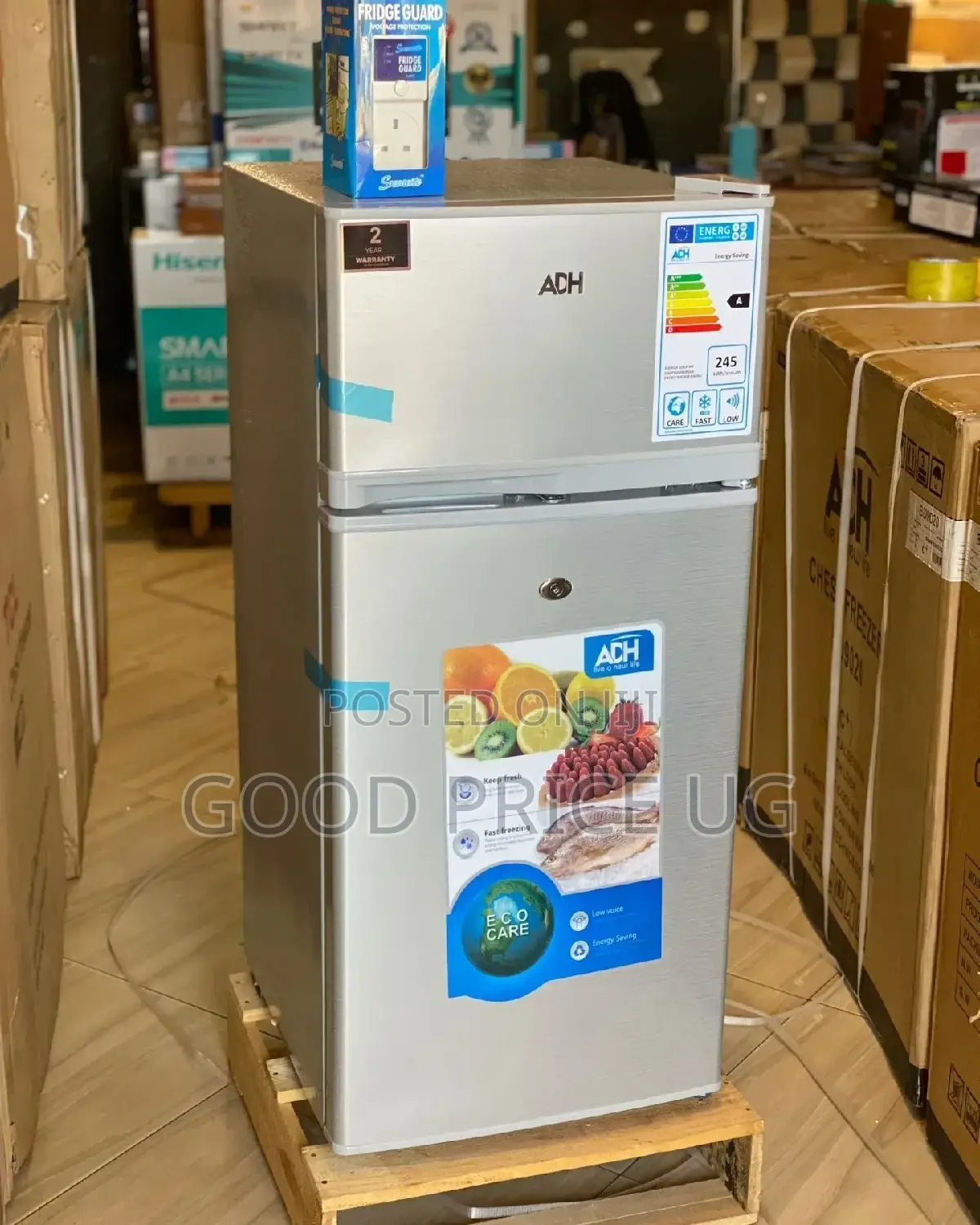 108 Litres ADH Double Door Fridge