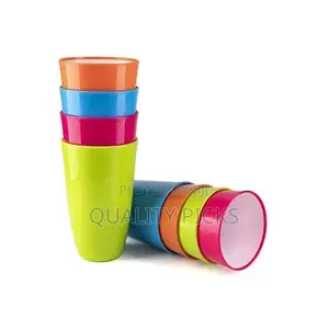 12 Pieces of Plastic Water Juice Tumblers Cups