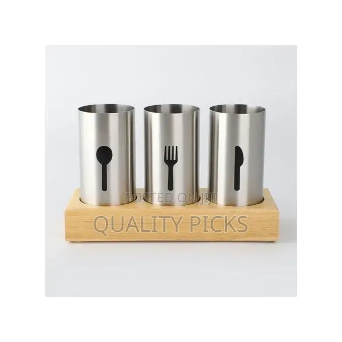 Fork, Spoon and Knife Cutlery Storage Organizer-Silver