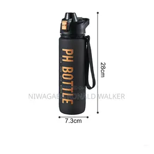 1.0l Ph Water Bottle for Men Black