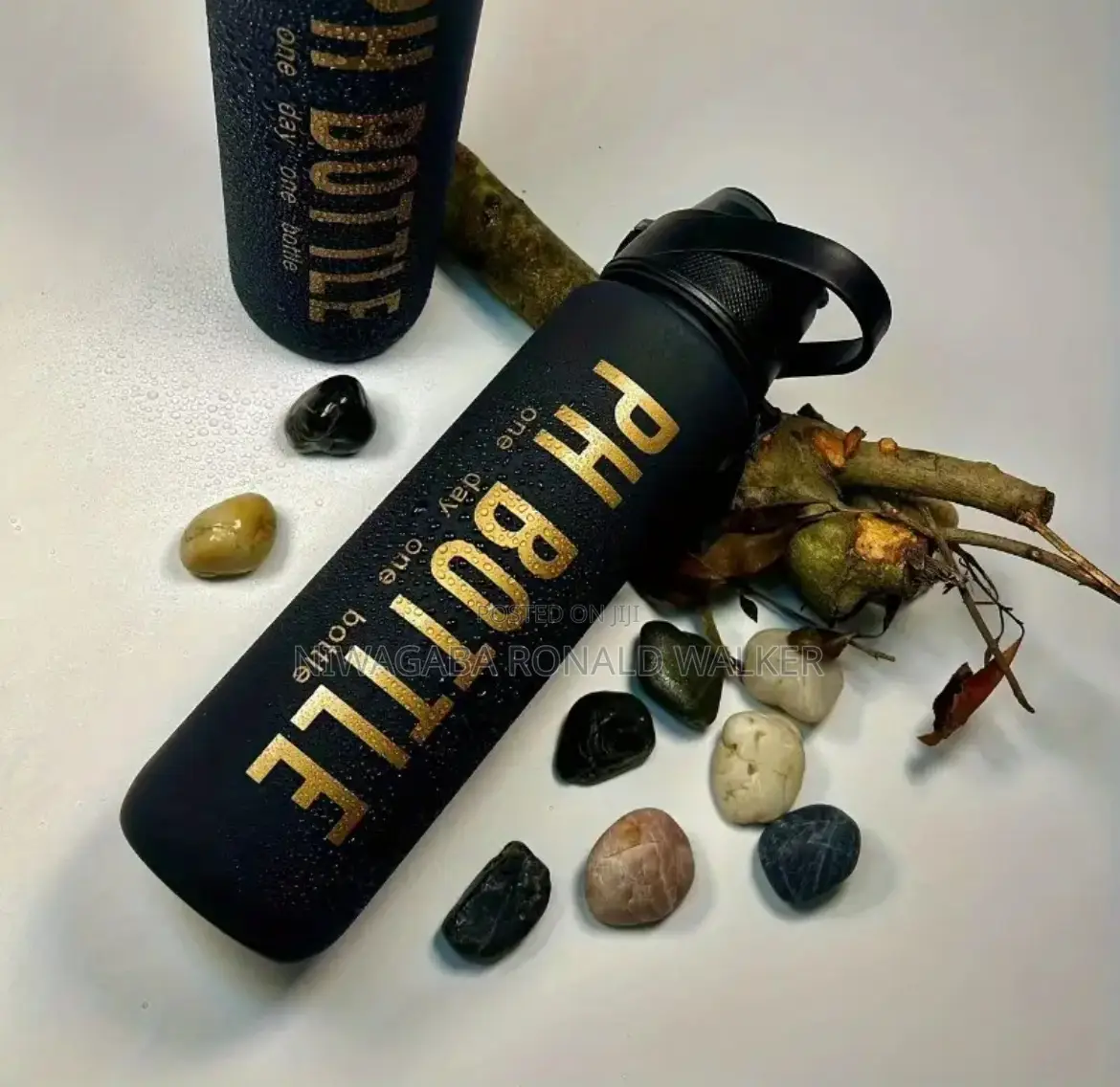 1.0l Ph Water Bottle for Men Black