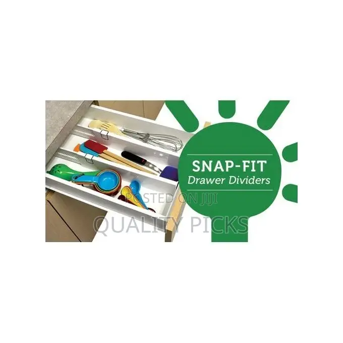 SNAP Drawer Divider Kitchen Organizer Cutlery Tray