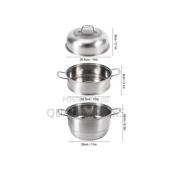 28cm - 3 Layer Stainless Steel Soup Pot