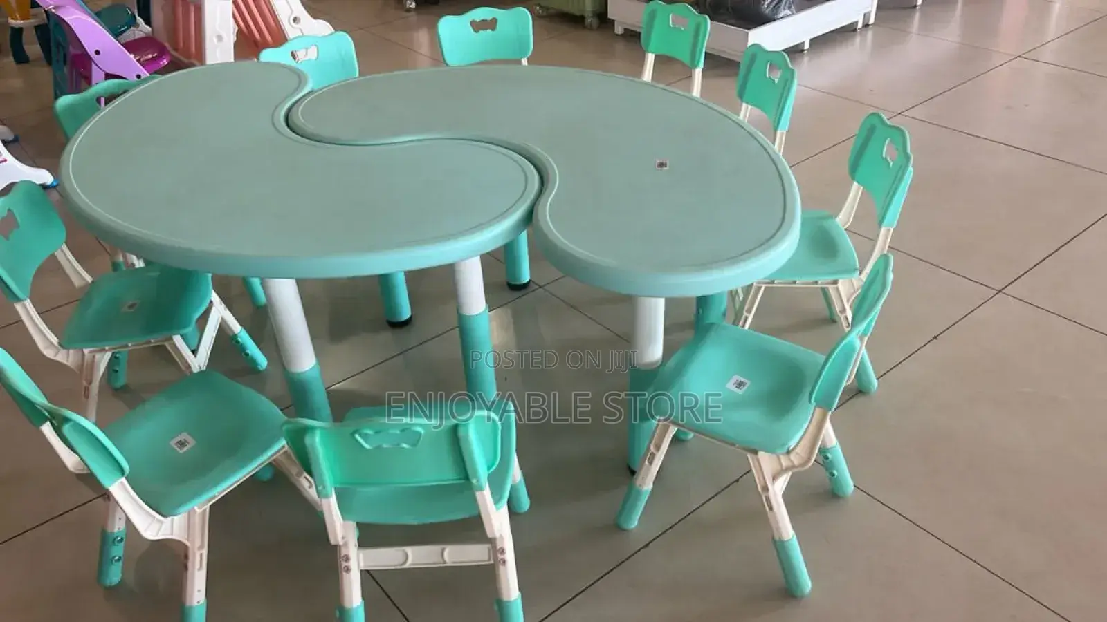 Plastic Kids Moon Table Kids Table