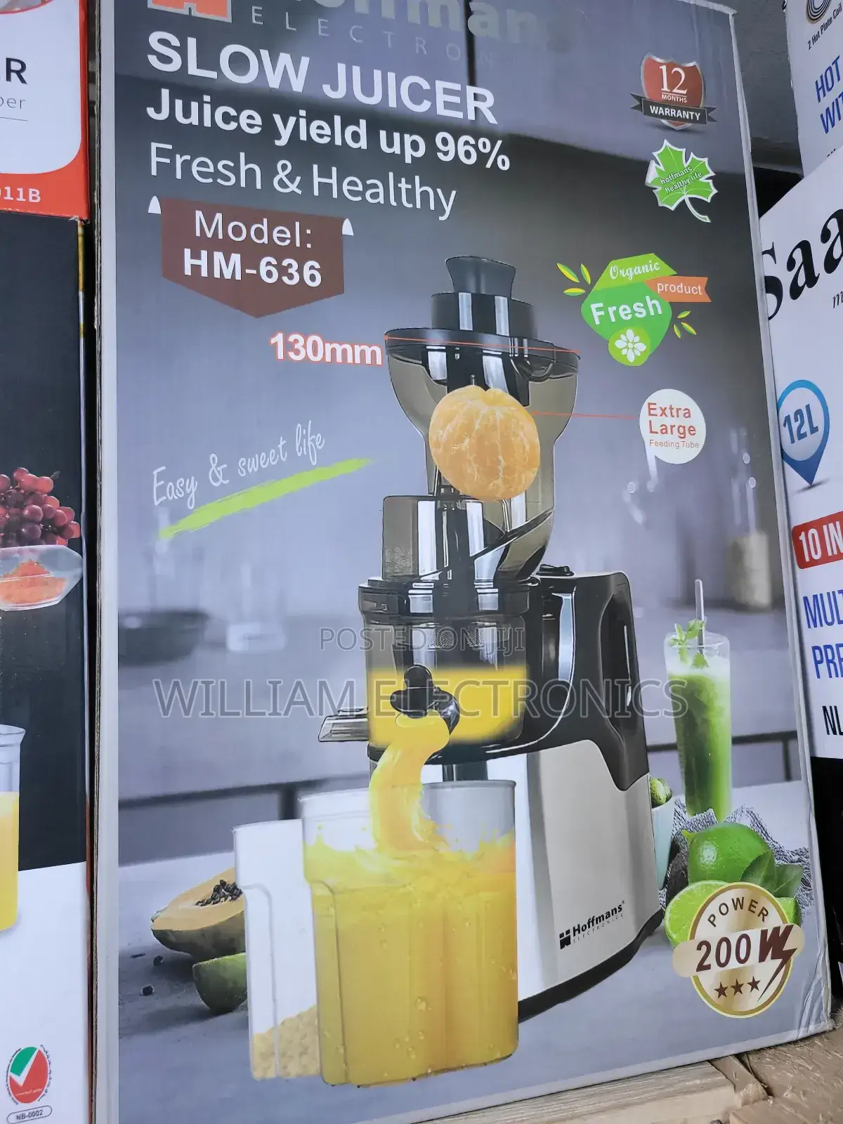 Hoffmans Slow Juicer Model HM-636/Hoffman Slow Juicer