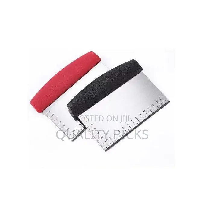 Stainless Steel Dough Cutter Scraper, Color May Vary.