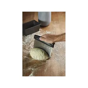 Stainless Steel Dough Cutter Scraper, Color May Vary.