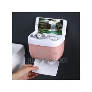 Wall-Mounted Paper Towel Dispenser Toilet Tissue Container