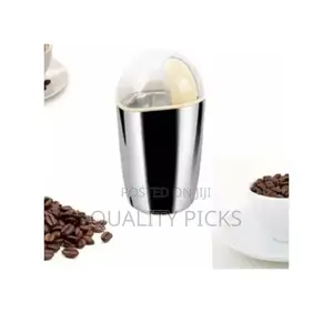 Portable Electric Coffee Grinder Maker Beans Mill,Sliver