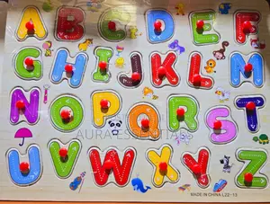 Alphabet Puzzle Classic Learning Peg Puzzle