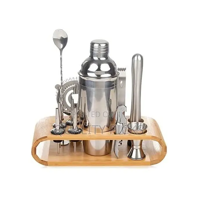 12-Piece Martini Cocktail Shaker 750ML in Stainless Steel