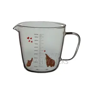 1000ml Heatproof Glass Beaker Measuring Cup With Handle