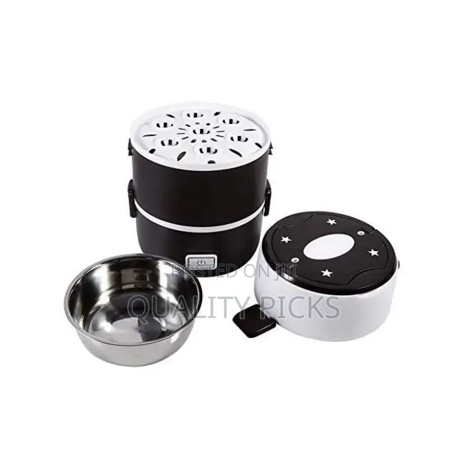3 Layer 2 Litres Portable Electric Food Lunch Box Storage