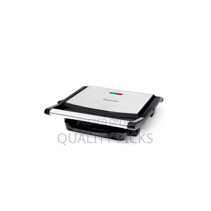 Saachi Sandwich Maker Press Grill Machine- Silver