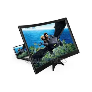 Curved Magnifier for Cell Phone -3d HD Magnifing Projector
