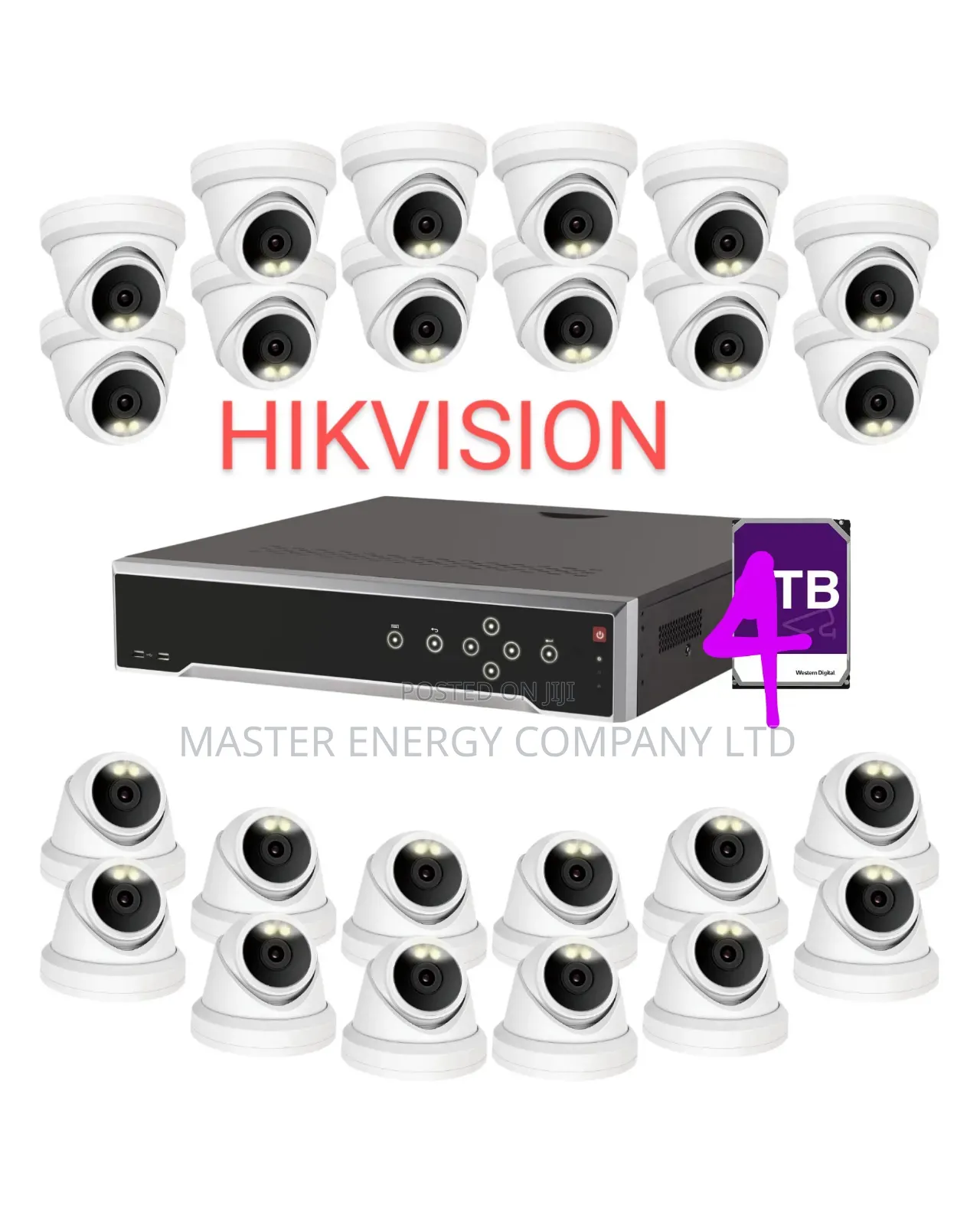 32 Channel 2mp CCTV Cameras Full Kit Flaw