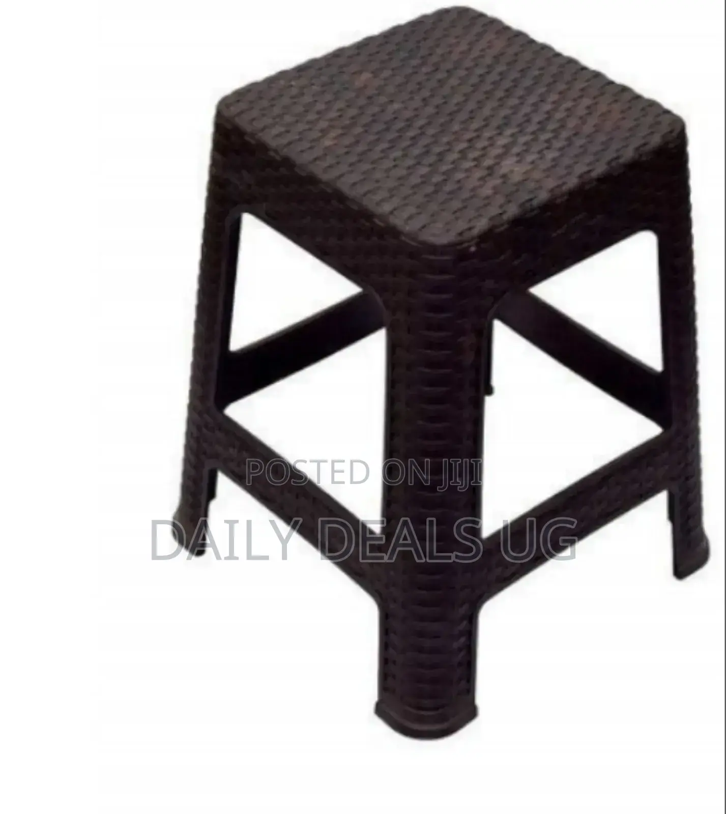 Black Plastic Stool
