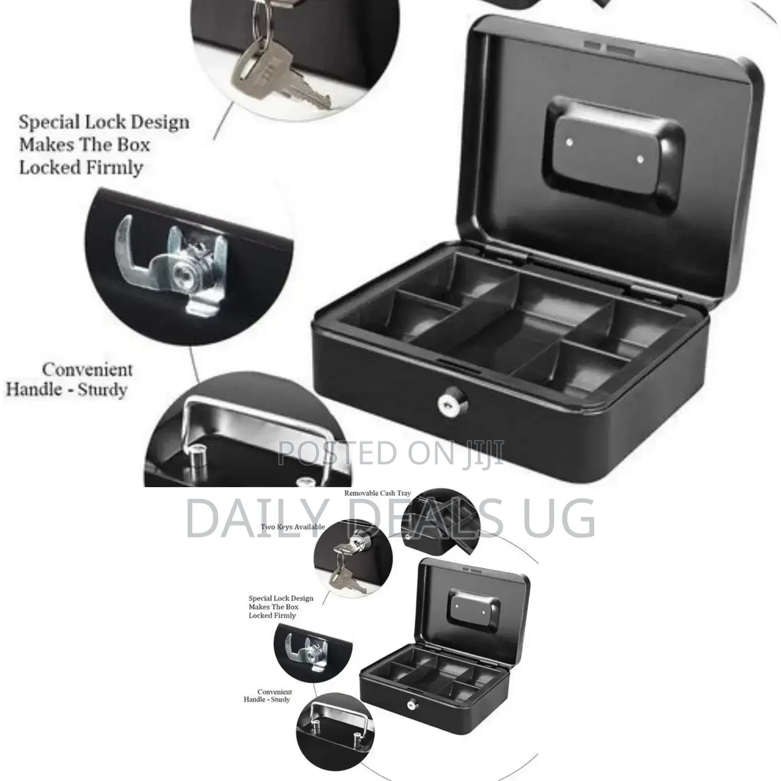Stainless Office Cash Box