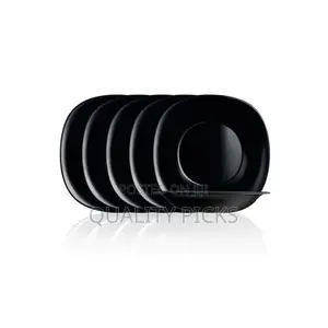 Luminarc 6 Pieces of Luminarc Deep Soup Plates Bowls,Black