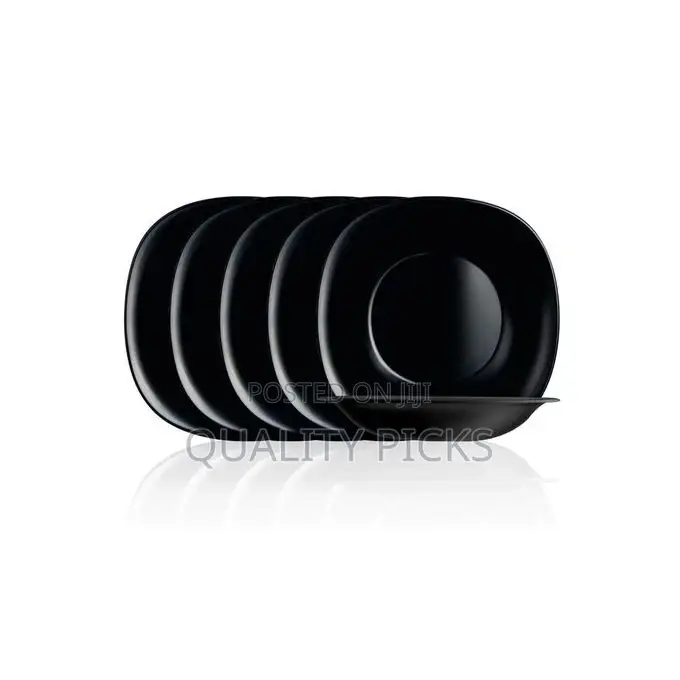 Luminarc 6 Pieces of Luminarc Deep Soup Plates Bowls,Black
