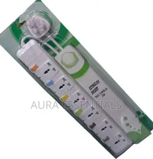 6 Way G T UK Power Extension