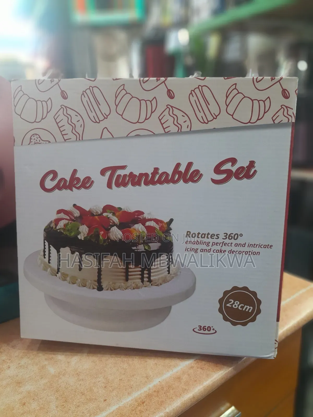 Cake Turn Table Set