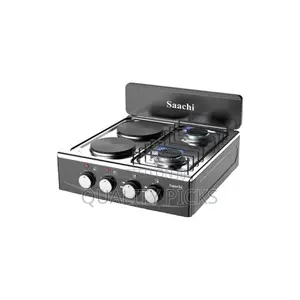 Saachi 2 Gas +2 Electric Hot Plate Table Top Cooker