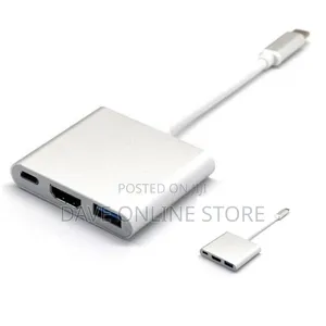 Type C USB 3.1 Male to HDMI USB 3.0 Type C Charger Adapter
