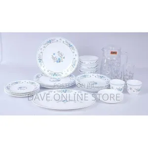 Arcopal 38 PCS Plates Glasses Cups Bowls Saucers Dinnerware