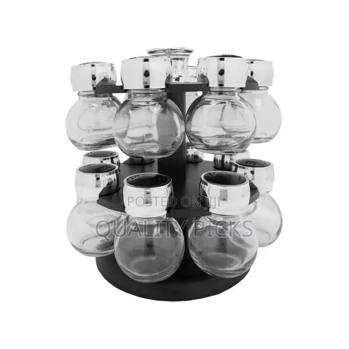 16pc Revolving Jar Kitchen Herbs Spice Rack