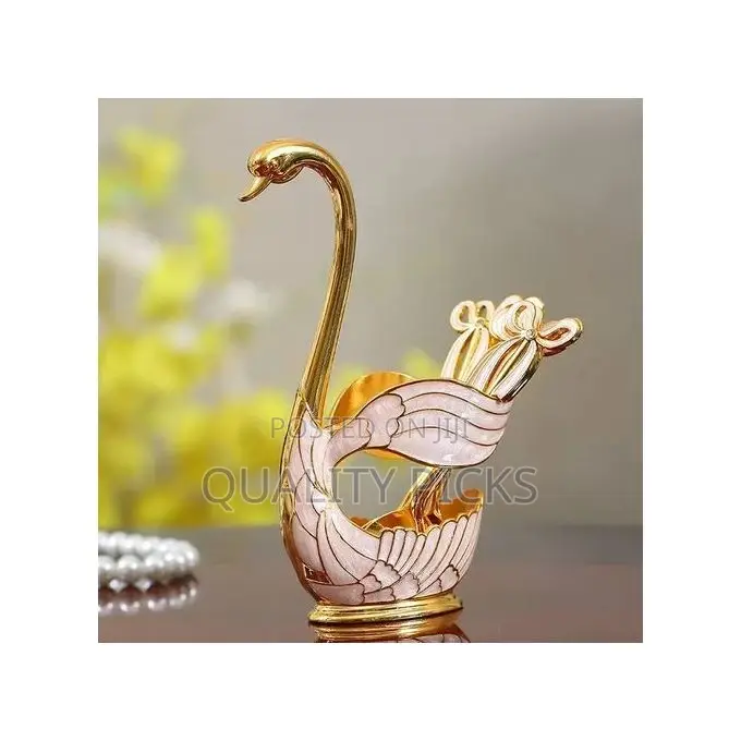 Swan Spoon and Fork Cutlery Storage Organizer Holder Rack-