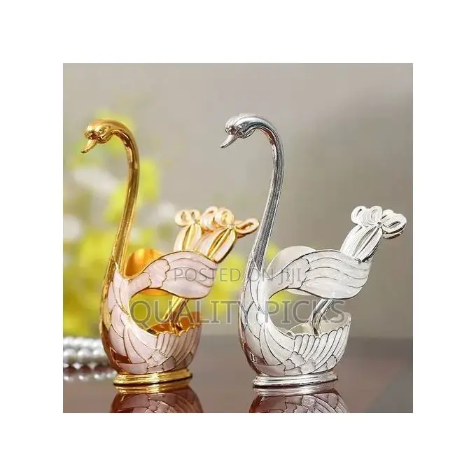 Swan Spoon and Fork Cutlery Storage Organizer Holder Rack-