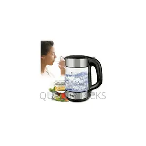DSP 1.7 Litre Glass Electric Kettle - Silver