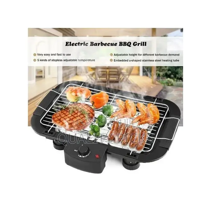 Smokeless Non-Stick Electric Barbecue (BBQ) Grill Machine