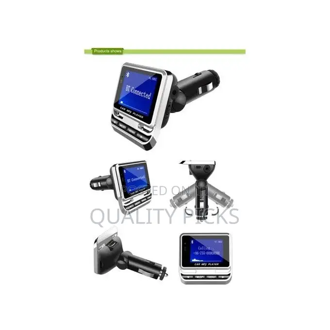 LCD Screen Wireless FM Transmitter Bluetooth Car MP3 Player