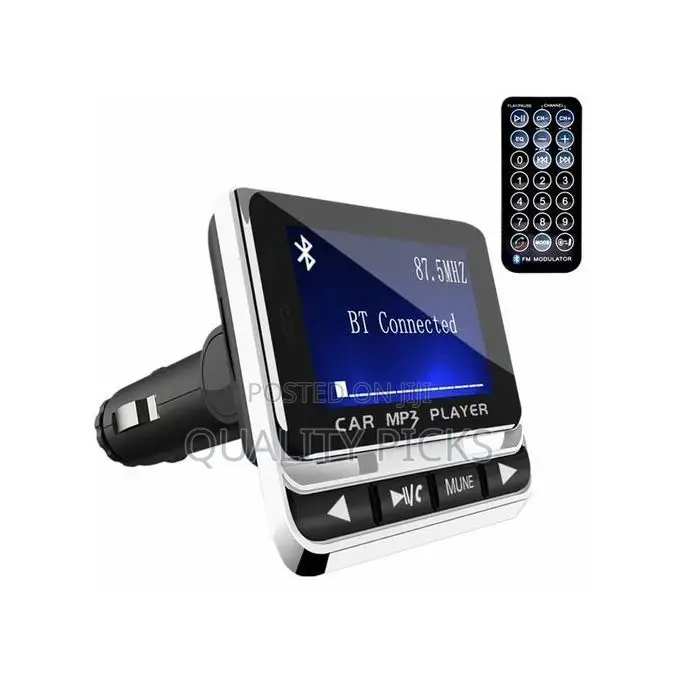 LCD Screen Wireless FM Transmitter Bluetooth Car MP3 Player