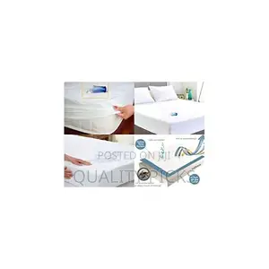 Waterproof Mattress Protector Full-Fitted Cover-White
