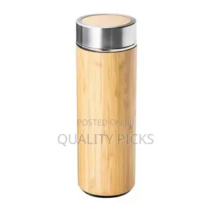 Double Wall Stainless Steel Bamboo Insulating Vacuum Flask