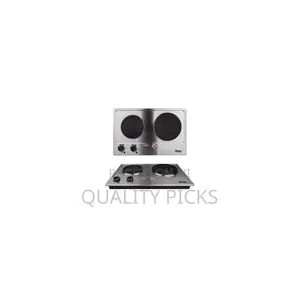 DSP Electric Stove Double Burner Hot Plate Coil - Silver