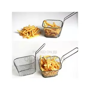 Square Mesh Frying Basket French Fry Chips Net Strainer