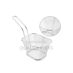 Square Mesh Frying Basket French Fry Chips Net Strainer