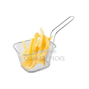 Square Mesh Frying Basket French Fry Chips Net Strainer