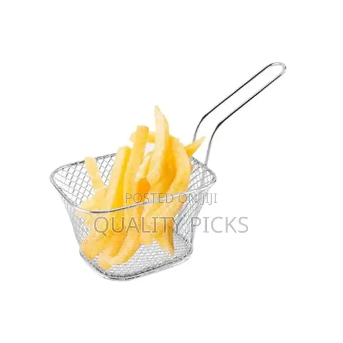 Square Mesh Frying Basket French Fry Chips Net Strainer