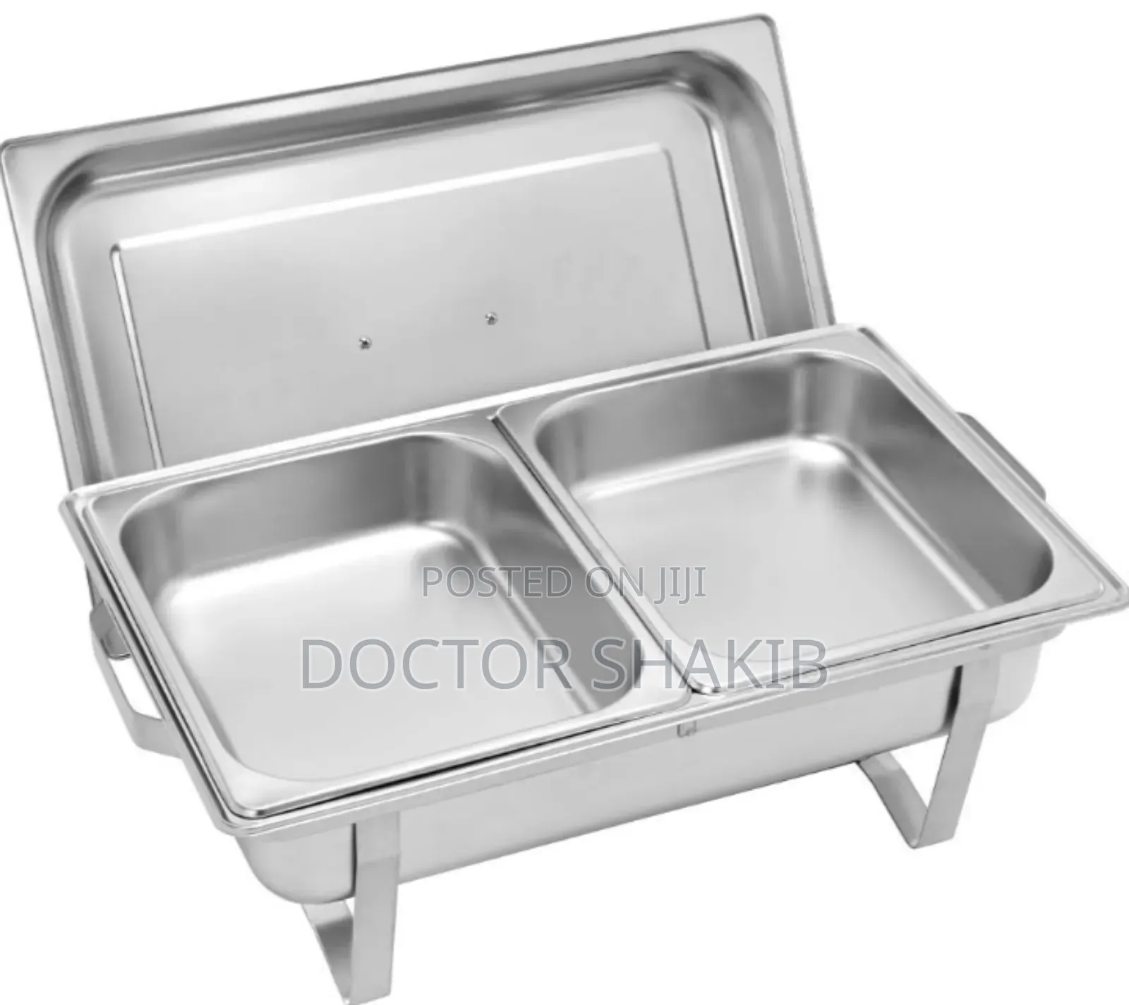 New Stainless Steel Double Chaffing Dish 11L