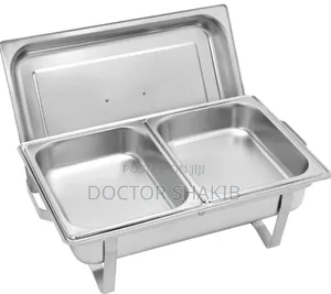 New Stainless Steel Double Chaffing Dish 11L