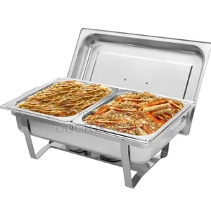 New Stainless Steel Double Chaffing Dish 11L