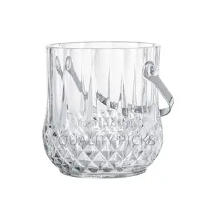 Glass Ice Bucket - Colorless
