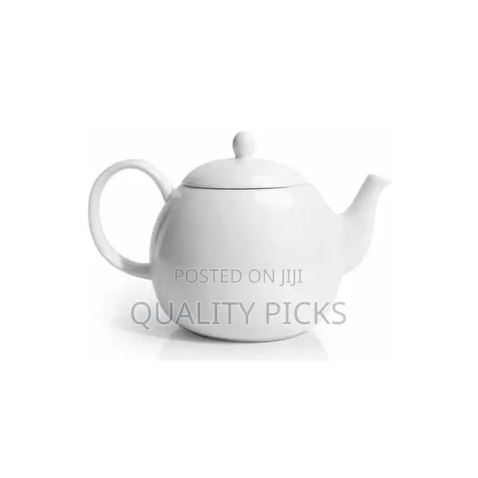 Other Round Ceramic Teapot, 0.850 Litre - White