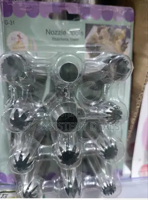 12pcs Stainless Steel Cake Decorating Nozzle Set